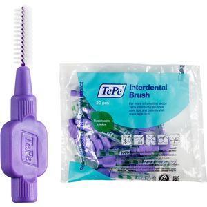 TePe Interdentale Ragers Original Paars ISO maat 6 – 1,1 mm (20 stuks)