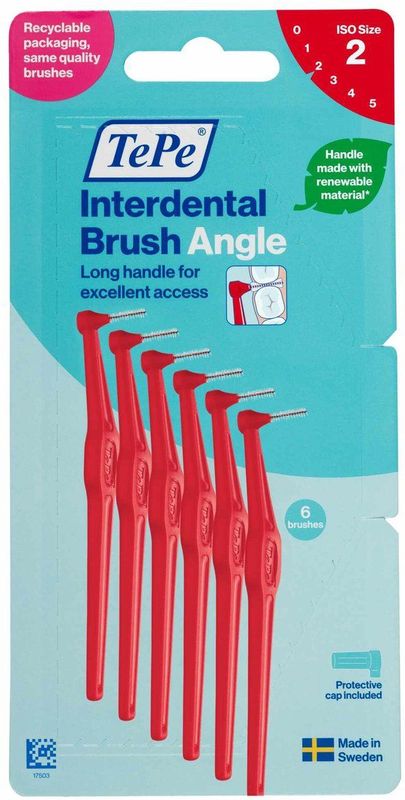 TePe - Interdentale Ragers - Rood - Original - 0,5mm - 6 Stuks
