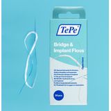 TePe - Bridge & Implant Floss - 30 Stuks - Flexibele Flosdraad
