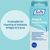 TePe - Bridge & Implant Floss - 30 Stuks - Flexibele Flosdraad