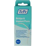 TePe - Bridge & Implant Floss - 30 Stuks - Flexibele Flosdraad