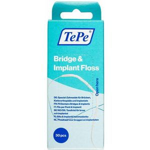 TePe - Bridge & Implant Floss - 30 Stuks - Flosdraad