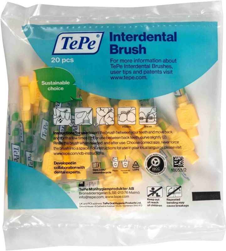 TePe - Interdentale Ragers - Extra Soft - Voor Gevoelige Tanden - 8 Stuks