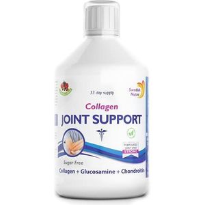 Swedish Nutra Joint Support Collageen - Pack van 500ml, 33 dagen levering | Bessensmaak | met Vitmain C & Glucosmaine | 100% natuurlijk aroma, lactose & glutenvrij | Hoge absorptiesnelheid