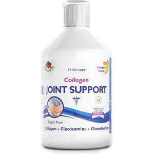 Swedish Nutra - Joint Support Collageen - Pack van 500ml, 33 dagen levering | bessensmaak | met glucosamine & MSM | 100% natuurlijke smaak, suiker- en glutenvrij | Hoge absorptiesnelheid