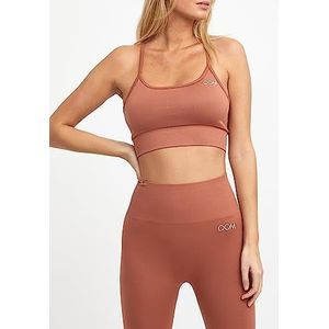 Drop of Mindfulness, Maya Sportbeha voor dames, oranje (terracotta), S