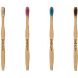 Bamboe Tandenborstel - Soft - 4 Stuks - Mix