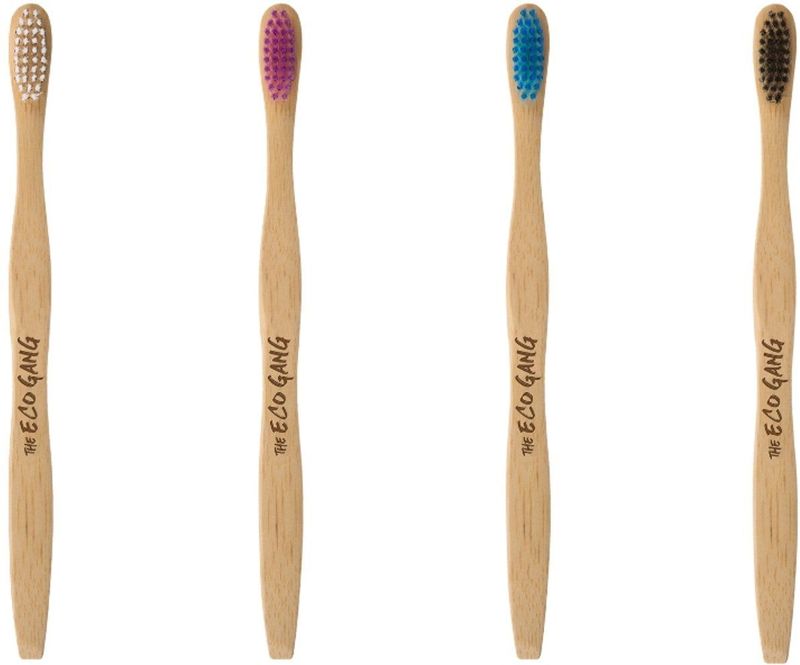 Bamboe Tandenborstel - Soft - 4 Stuks - Mix
