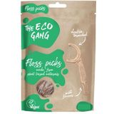 The Eco Gang - Tandenstokers met flosdraad met Mint - 50 stuks