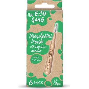The Eco Gang Bamboe Ragers | Maat 1, 0.40 mm | 6 Stuks | Duurzaam