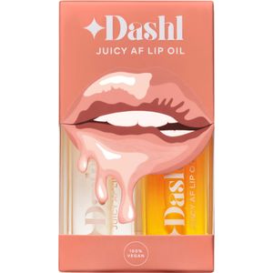 Dashl Juicy AF Lip Oil - 2-Pack Look Good Naked & Melted Sugar