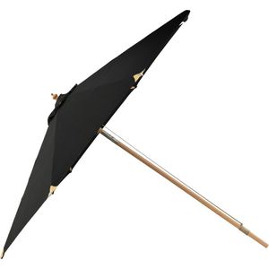 Nypo parasol met kantelfunctie zwart.