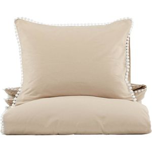 Livia Bed Set Cotton Sateen - Beige/White Decor - 150 * 200