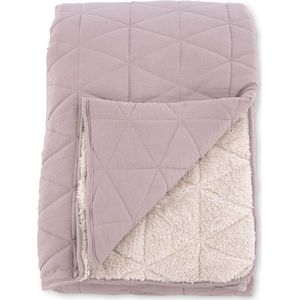 Nilla sprei 260x260cm oudroze.
