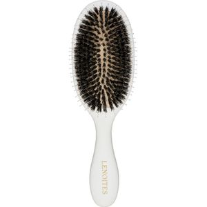 Lenoites - Haarborstel - Ovaal - Everzwijnhaar en Nylon - Inclusief Opbergtas