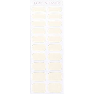 Nageldroger - Ocean Pearl - 20 Zelfklevende Laagjes - Transparant met Goud