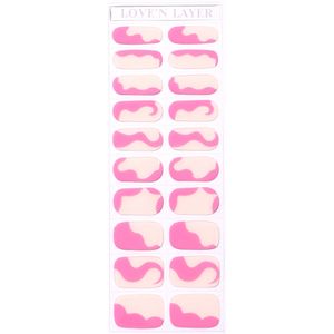 Nagellak - Abstracte Klaprooslagen - Nude-Kleurig - 20 Stuks