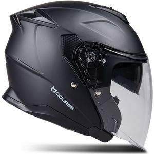 Jethelm Course Urban - Open Helm - Thermoplastische Schaal - Zonnevizier