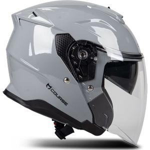 Jethelm Course Urban - Open Helm - Thermoplastische Schaal - Zonnevizier