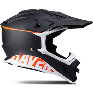 Crosshelm Raven Airborne Evo Zwart-Oranje