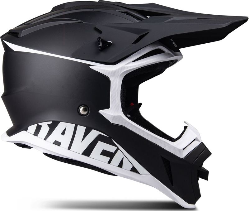 Raven - Airborne Evo - Crosshelm - Zwart - ABS - ECE 22.06
