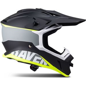 Crosshelm Raven Airborne Evo - ABS-schaal - Duurzaam - Innovatieve Ventilatieopeningen