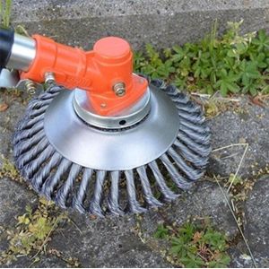 Onkruidborstel voor bosmaaier-15,24 cm-6 inch staalborstel Nieuw-Universele Onkruidborstel Onkruidverwijderaar-Voegenborstel-Grastrimmer