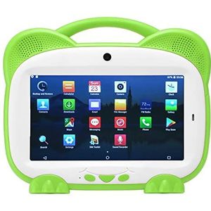 Kids Tablet Ondersteuning WiFi Call Tablet Bluetooth 4.0 Quad Core 7 Inch Voor 2MP Achter 5MP EU Plug 100-240V Lezen Voor Android 10.0 (Groente)