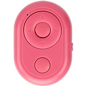 Bluetooth-Afstandsbediening Page Turner, Fingertip Page Turner Telefooncamera Video-opname Afstandsbediening voor Smartphones Tablets, Ondersteuning voor Korte Video-app (Roze)