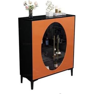 Consolekast Dressoir Eenvoudig Modern Theekast Opbergkast Keuken Servieskast Woonkamer Wandkast Buffetopbergkast (Color : A, Size : S80cm)