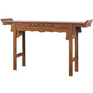Meditatietafelaltaar Massief houten Boeddhatafel, thuisingangstafel, Chinese eerbetoontafel met lade, geschikt for halveranda Boeddhistische Beelden Staan (Size : M:148 * 40 * 88cm)