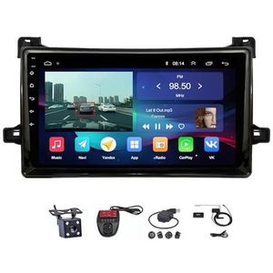 Android Touch Screen Car Stereo 9 Inch Car Stereo Radio Plug And Play Autotoebehoren Autoradio met Bluetooth En Navigatie En Achteruitrijcamera Voor Toyota Prius XW50 2015-2020 (Size : M100S WIFI 1G+