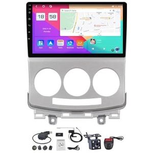 Android 12 2 DIN Autoradio Stereo 9 inch Screen voor Mazda 5 2 CR 2005-2010 Carplay Android Auto GPS-navigatie Bluetooth 5.0 RDS FM AM DAB+ Radio Stuurbediening Voice Control (Size : M200S)