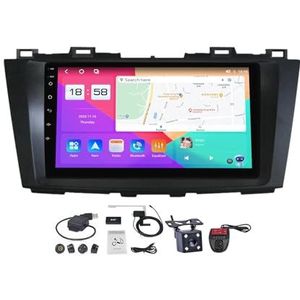 Android 12 2 DIN Autoradio Stereo 9 inch Screen voor Mazda 5 3 CW 2010-2015 Carplay Android Auto GPS-navigatie Bluetooth 5.0 RDS FM AM DAB+ Radio Stuurbediening Voice Control (Size : M500S)