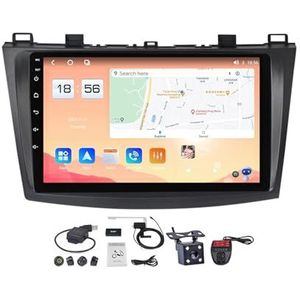 Android 12 Autoradio Voor Mazda 3 II BL 2009-2013 - 2 Din - 9 Inch Scherm - Ondersteuning Stuurwiel/Bluetooth/DSP Carplay Android Auto/FM RDS DAB+ Radio/4G Wifi/Back-up camera (Size : M600S)
