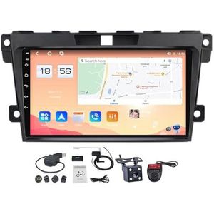 Android 12 Autoradio Voor Mazda CX7 CX-7 ER 2009-2012 - 2 Din - 9 Inch Scherm - Ondersteuning Stuurwiel/Bluetooth/DSP Carplay Android Auto/FM RDS DAB+ Radio/4G Wifi/Back-up camera (Size : M200S)