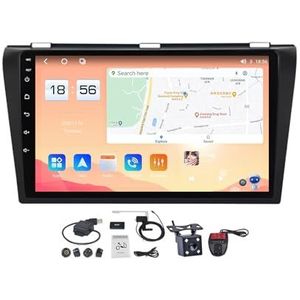 Android 12 Autoradio Voor Mazda 3 BK 2003-2009 - 2 Din - 9 Inch Scherm - Ondersteuning Stuurwiel/Bluetooth/DSP Carplay Android Auto/FM RDS DAB+ Radio/4G Wifi/Back-up camera (Size : M300S)