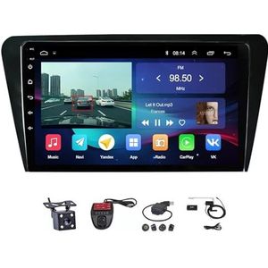 Android Touch Screen Car Stereo 9 Inch Car Stereo Radio Plug And Play Autotoebehoren Autoradio met Bluetooth En Navigatie En Achteruitrijcamera Voor SKODA Octavia 2013-2018 (Size : M600S 4G+WIFI 6G+1