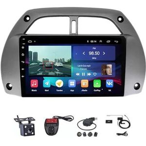 Android Double Din Car Stereo 9 Inch Touchscreen Autoradio Autotoebehoren Multimedia Stuurwielbediening met Navigatie Plug And Play Voor Toyota RAV4 Rav 4 2001-2006 (Size : M100S WIFI 1G+16G)