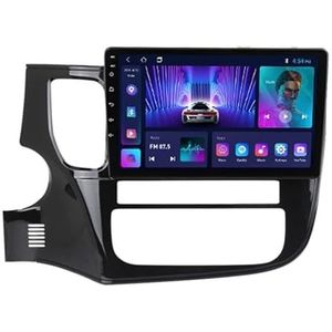 Android 12.0 2 Din Autoradio 10"" Touchscreen Auto Stereo voor Mitsubishi Outlander 2012-2018 met GPS navigatie,FM Radio,AHD Omgekeerd beeld,Bediening op het stuur,Bluetooth (Color : A, Size : 1+32G