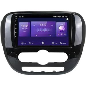 Android 12.0 2 Din Autoradio 9"" Touchscreen Auto Stereo voor Kia Soul 2 PS 2013-2019 met GPS navigatie,FM Radio,AHD Omgekeerd beeld,Bediening op het stuur,Bluetooth (Color : A, Size : 1+32G)