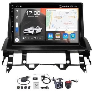 Android 12 2 DIN Autoradio Stereo 9 inch Screen voor Mazda 6 2002-2008 Carplay Android Auto/GPS-navigatie Bluetooth 5.0 Handenvrij/RDS DAB+ FM Radio/Voice Control/Stuurbediening (Size : M800S)