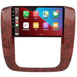 Android 12 Dubbel Din Autoradio Voor GMC Yukon Chevrolet Tahoe 2007-2012 Hoofdunit 9""IPS Touchscreen Multimediaspeler met achteruitrijcamera Ondersteuning Carplay Bluetooth GPS Sat Nav RDS SWC (Color