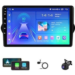 Autoradio Radio GPS Navigatie 9 Inch Touchscreen USB Mediaspeler Android 12 Multimedia Autoradio Voor Fiat Egea Tipo 2015-2018 Met BT 5.0 DTS Ondersteuning Achteruitrijcamera Carplay (Color : A1 WIFI