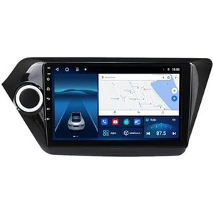 Android 12.0 2 Din Autoradio 9"" Touchscreen Auto Stereo voor Kia RIO 3 2011-2015 met GPS navigatie,FM Radio,AHD Omgekeerd beeld,Bediening op het stuur,Bluetooth (Size : TS18(2+32G))