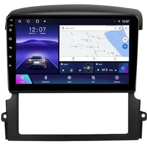 Android 12.0 2 Din Autoradio 9"" Touchscreen Auto Stereo voor Kia Sorento BL 2002-2011 met GPS navigatie,FM Radio,AHD Omgekeerd beeld,Bediening op het stuur,Bluetooth (Size : TS10(4+64G))