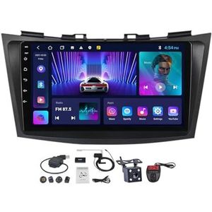 Android 12 2 DIN Auto Stereo Audio Radio voor Suzuki Swift 4 2011-2017 Met GPS-Navigatie 9'' Touchscreen-Ondersteuning FM AM RDS DAB+ Radio/Carplay Android Auto/Bluetooth 5.0 (Size : M150CP)