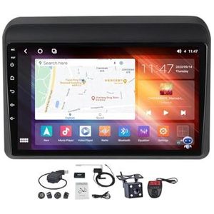 9 Inch 1080P Scherm Android 12 Autoradio Auto Video Speler Voor Suzuki Ignis 2016-2020 GPS Navigatiesysteem FM RDS Radio Carplay Android Auto BT 5.0 DAB+ SWC spraakbesturing (Size : M200S)