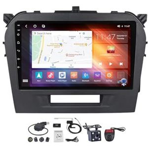 9 Inch 1080P Scherm Android 12 Autoradio Auto Video Speler Voor Suzuki Vitara 2014-2018 GPS Navigatiesysteem FM RDS Radio Carplay Android Auto BT 5.0 DAB+ SWC spraakbesturing (Size : M200S)