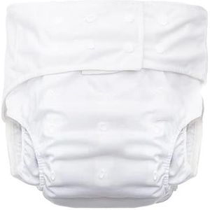 Kuajingdi Incontinentie en handicap verzorgingsdoekluiers, herbruikbare verstelbare maat ademende lekvrije zakluier (kleur: B, maat: M)